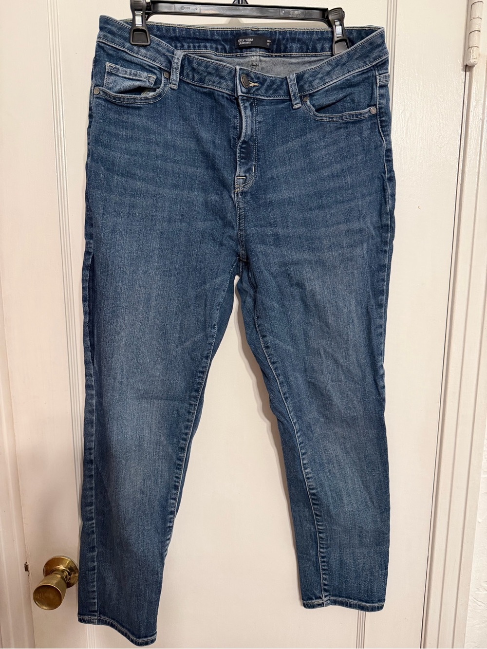 Simply Vera Vera Wang Blue Cropped Women's Jeans